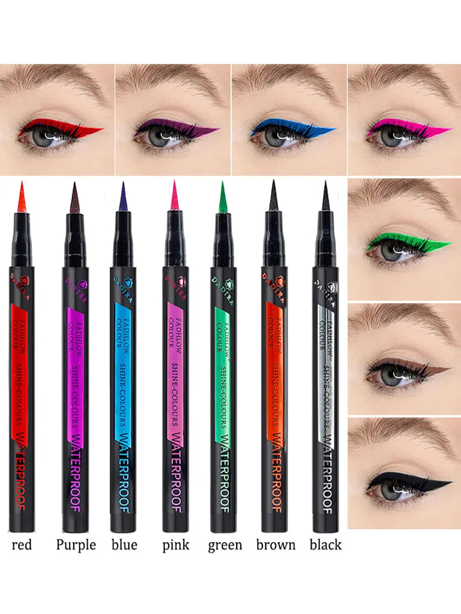 Waterproof Eyeshadow & Eyeliner Pencil  - Smudge-Proof, Sweatproof, Perfect for Parties & Stage Makeup