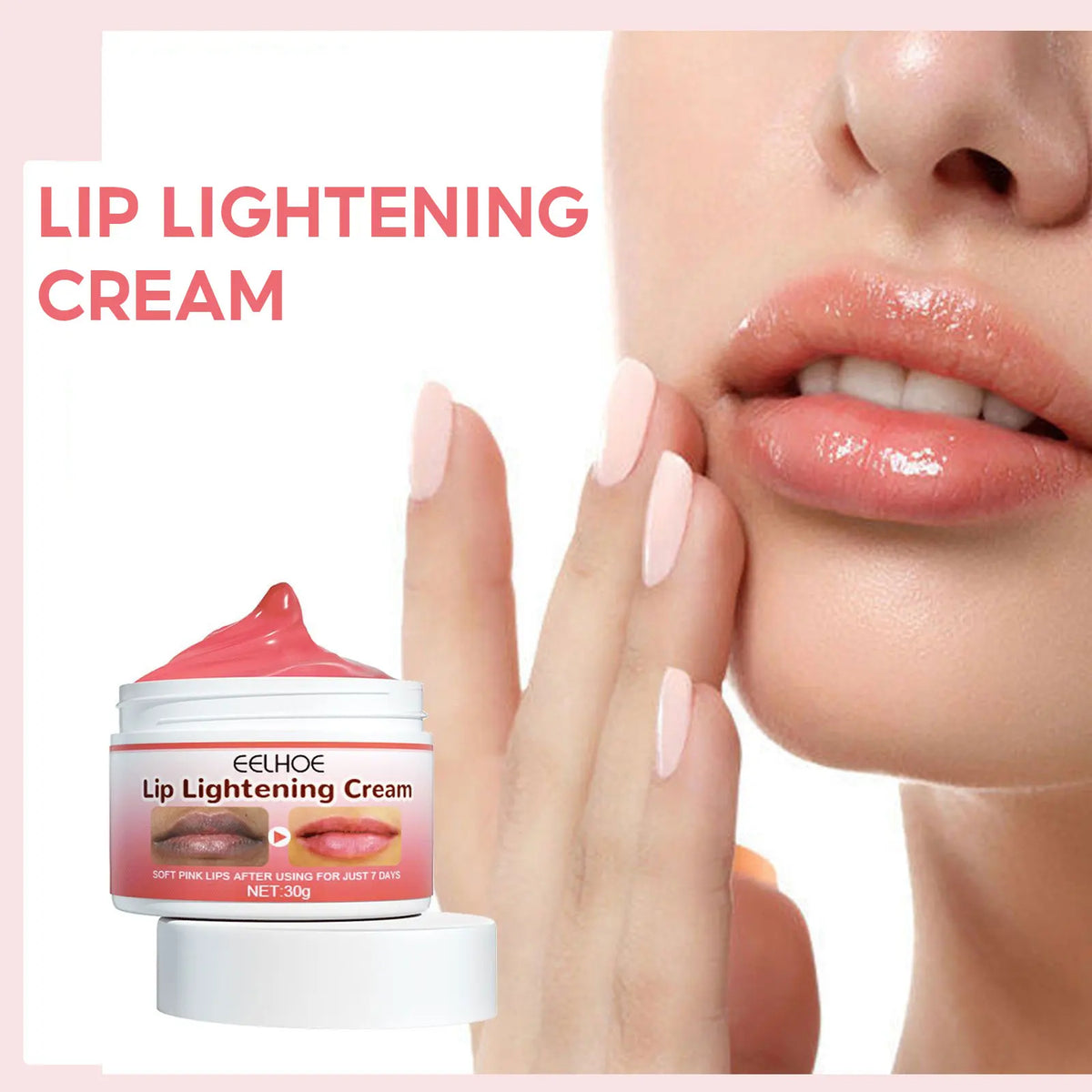 Vitamin E Pink Lip Lightening Cream Dark Melanin Lip Remover Moisturizing Brightening Dead Skin Repair Soften Lips Color Cream