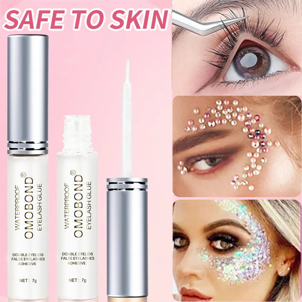 1/5/10Pcs Super Strong Eyelash Glue (7g) Quick Dry Transparent Eyelashes Extension Glue Waterproof  Latex Free Makeup Glue RTE4