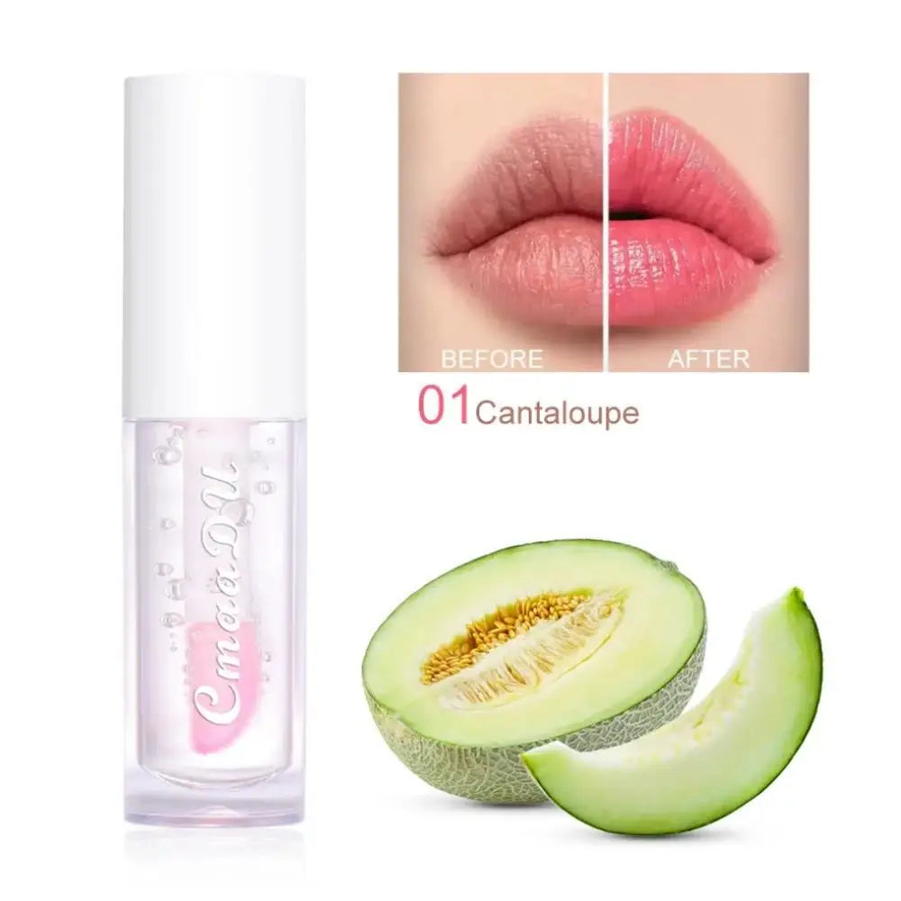 6pcs Fruit Flavor Lip Gloss Set Moisturizing Color Changing Lip Oil Nourishes Repair Lip Skin Glaze Makeup Kit﻿