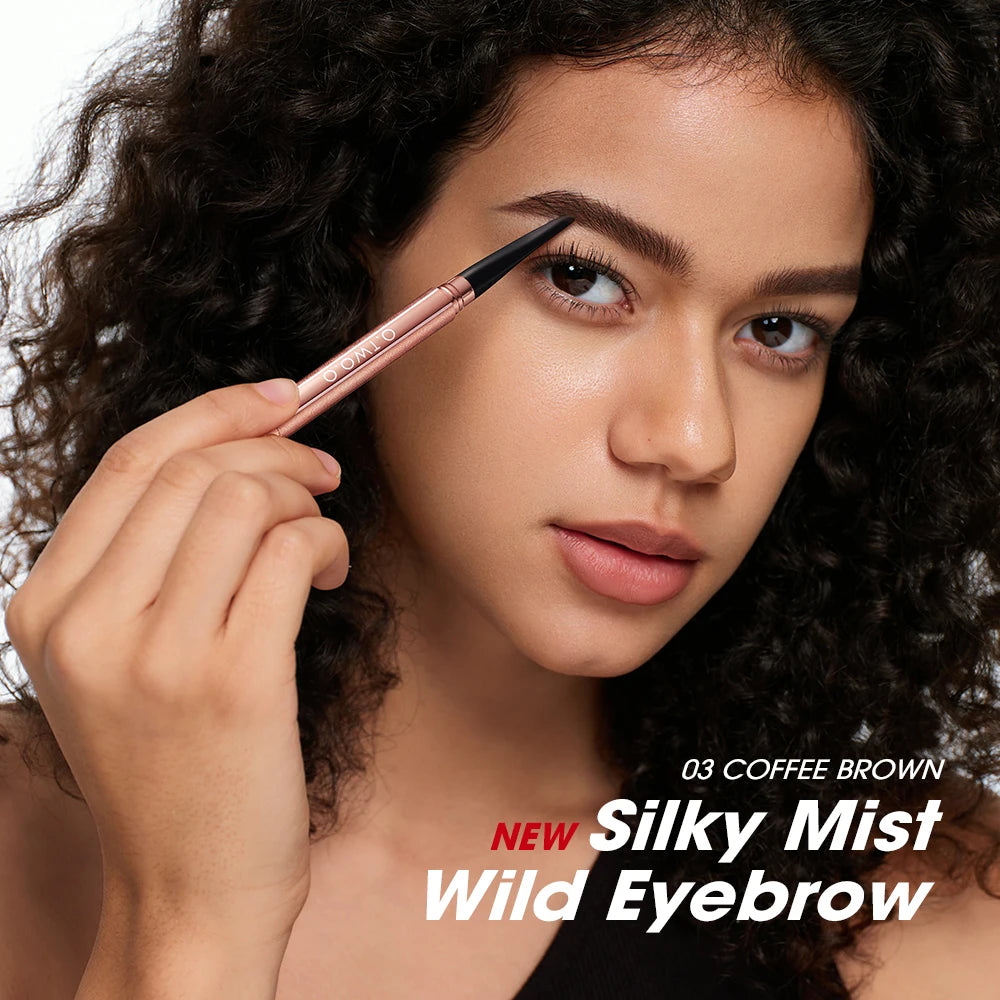 O.TWO.O Machete Eyebrow Pencil Waterproof Natural Long Lasting Smooth Fill Fluff Blendable High Pigment Brow Pencil Eye Makeup