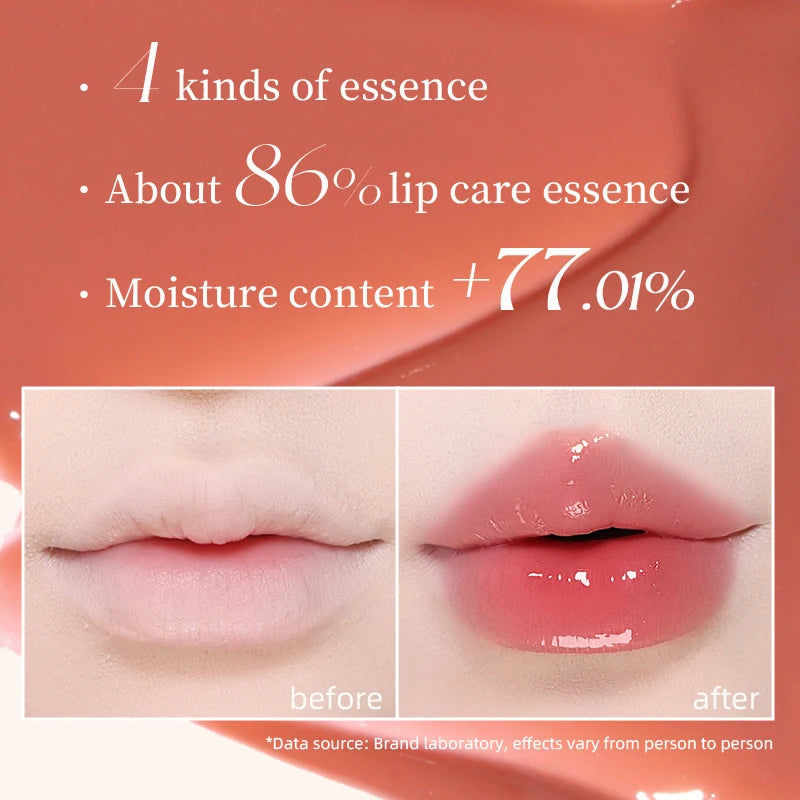 NOVO Mirror Water Gloss Lip Enamel Light And Non Sticky Lip Gloss, Plain Makeup, Light Makeup, Nude Color Series, White Lipstick