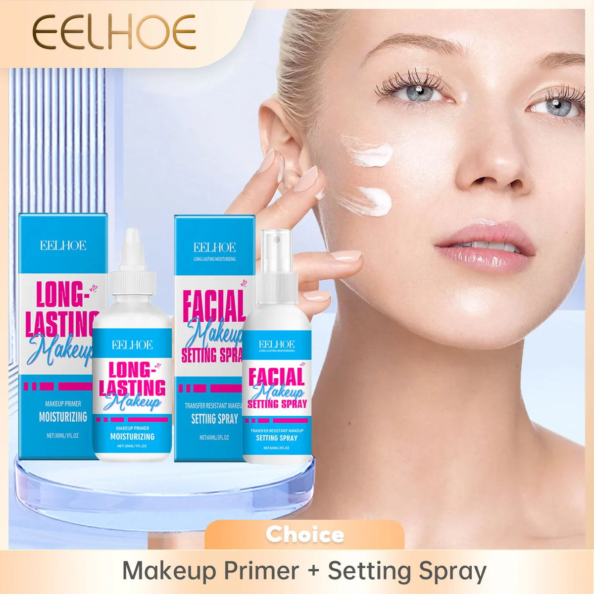 Moisturizing Setting Spray Waterproof Long Lasting Matte Natural Refresh Makeup Primer Oil Control Foundation Finishing Spray