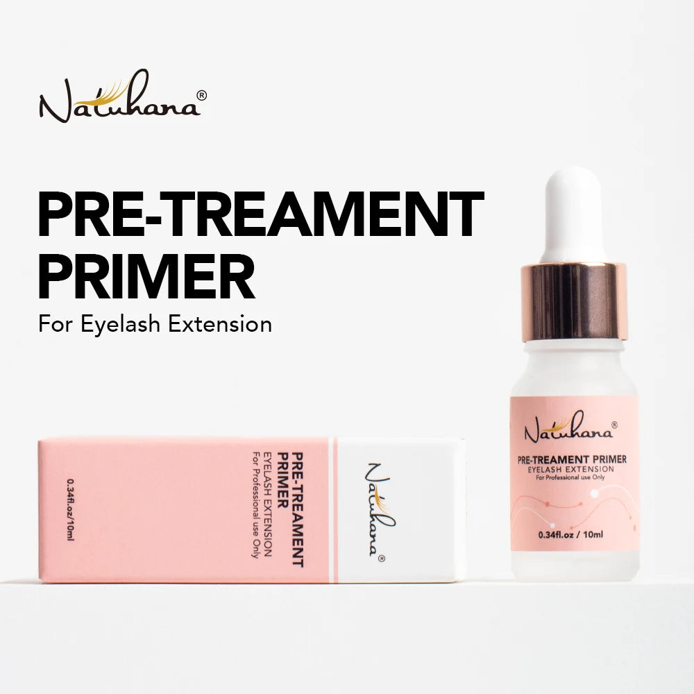 Pre-Treament Primer Clean Lashes Super Bonder For Eyelash Extension Quick Drying Long Last Grafting Eyelash Glue NATUHANA