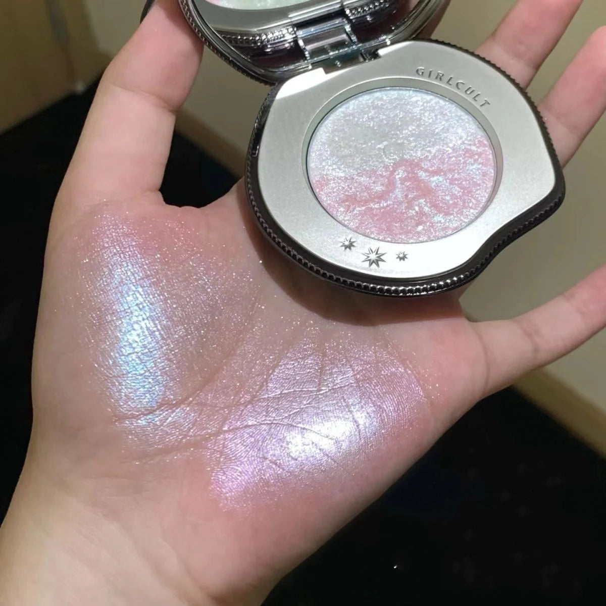 Girlcult Blush Highlighter Blendable Blush&Highlight Set,Shimmery Metallic Finish Makeup,All-Day Wear Iluminadores De Maquillaje