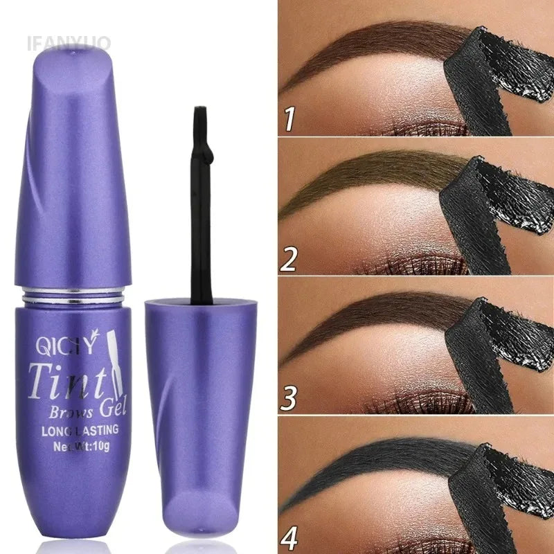 Lasting 3 Days Tattoo Eyebrow Dye Cream Easy Peel Off Long-Lasting Brow Gel Smudge-Proof Sweat Resistant Waterproof Cosmetics