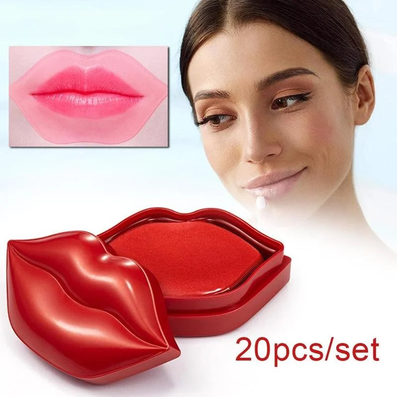 BIOAQUA Cherry Gollagen Hydrating Lip Mask Moisturizing Nourishing Anti-Drying Lightening 20pcs