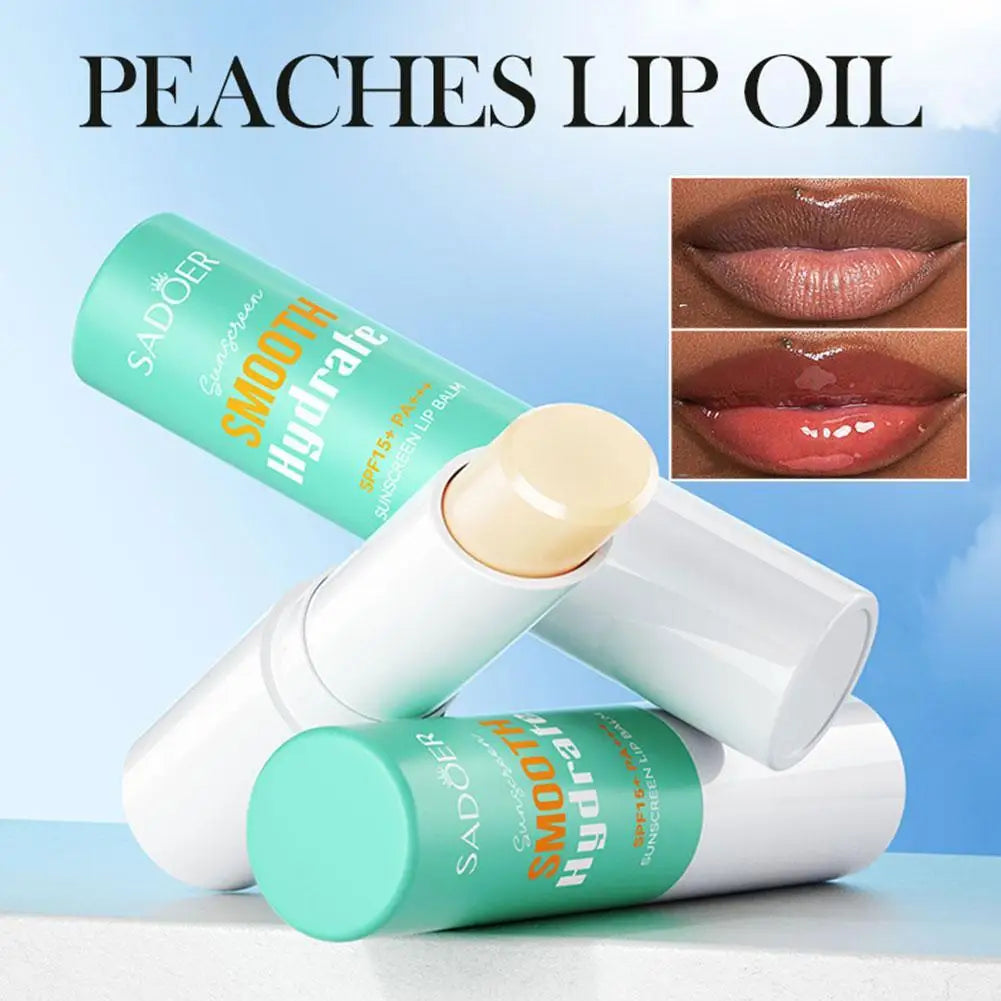 Winter Moisturizing Lip Balm With Hyaluronic Acid Nourishing Shining Hydrating Lip Balm Spf 15+ Sunscreen Lipstick Lip Skin Care