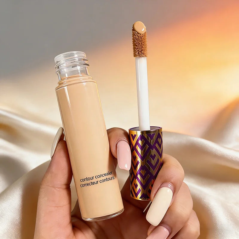 New Model Liquid Foundation Covering Black Circles Blemishes Acne Marks Spots Oil-control Concealer Cream Waterproof Cosmetics