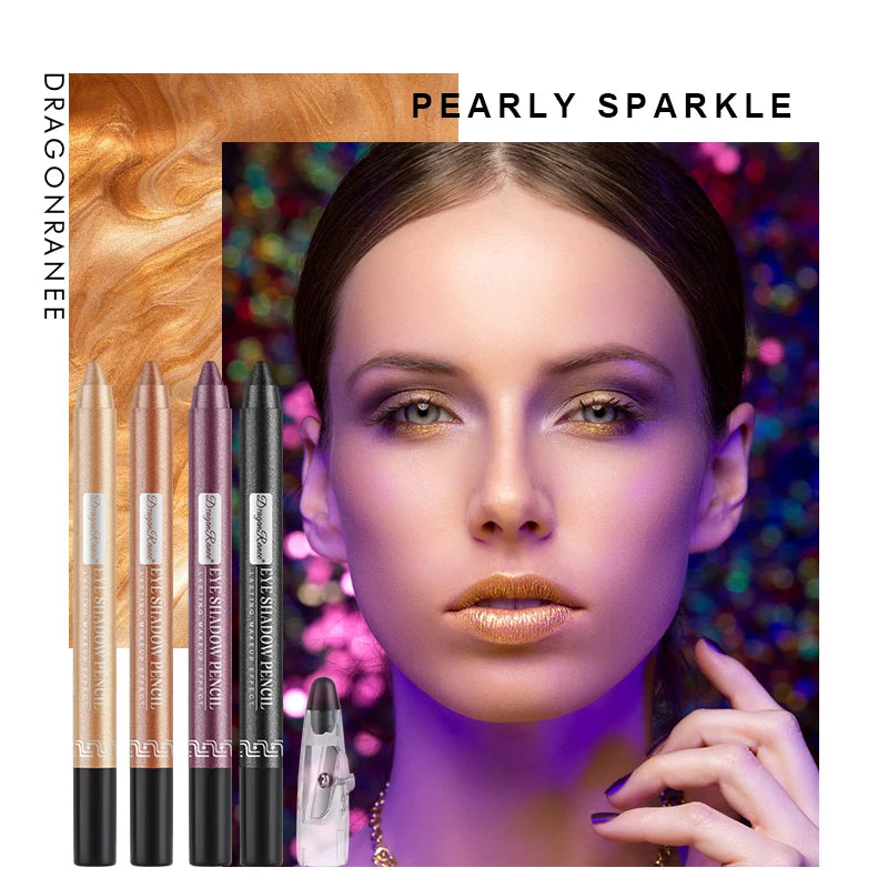 12-Piece Eyeshadow Pen Set with Pearlescent Shimmer, Fine and Silky Texture, Smudge-Proof, Multi-Use for Highlighting and Contouring, One-Swipe Application, Waterproof, Long-Lasting, Versatile Eyeshadow