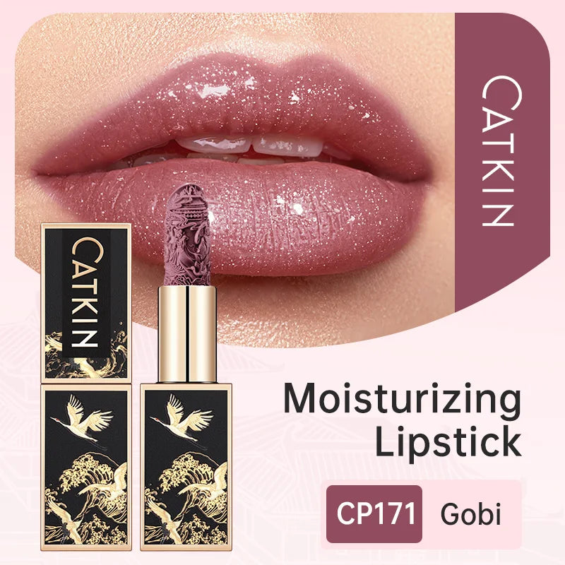 CATKIN Makeup Velvet Matte Lipstick, Hydrating Satin Long Lasting Lipstick with Smooth and Creamy Texture, 3.6g