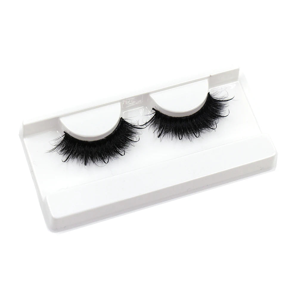 New Spike Real Mink Lashes High Quality 16mm 18mm 20mm 25mm Volume Fluffy Wispy Strip Lashes Suppliers Wholesale Mink Eyelashes