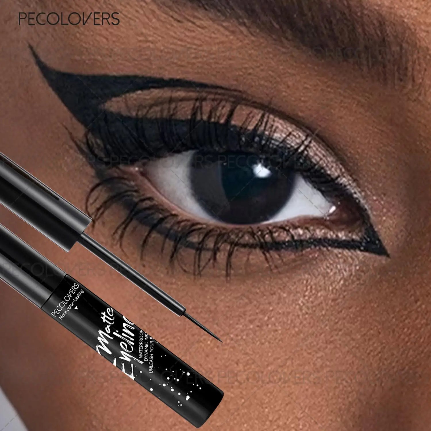 Matte Eyeliner Liquid Pen, Dip Eyeliner, Multi-color Selection, Waterproof and Sweat Resistant, Suitable for A Variety of Makeup