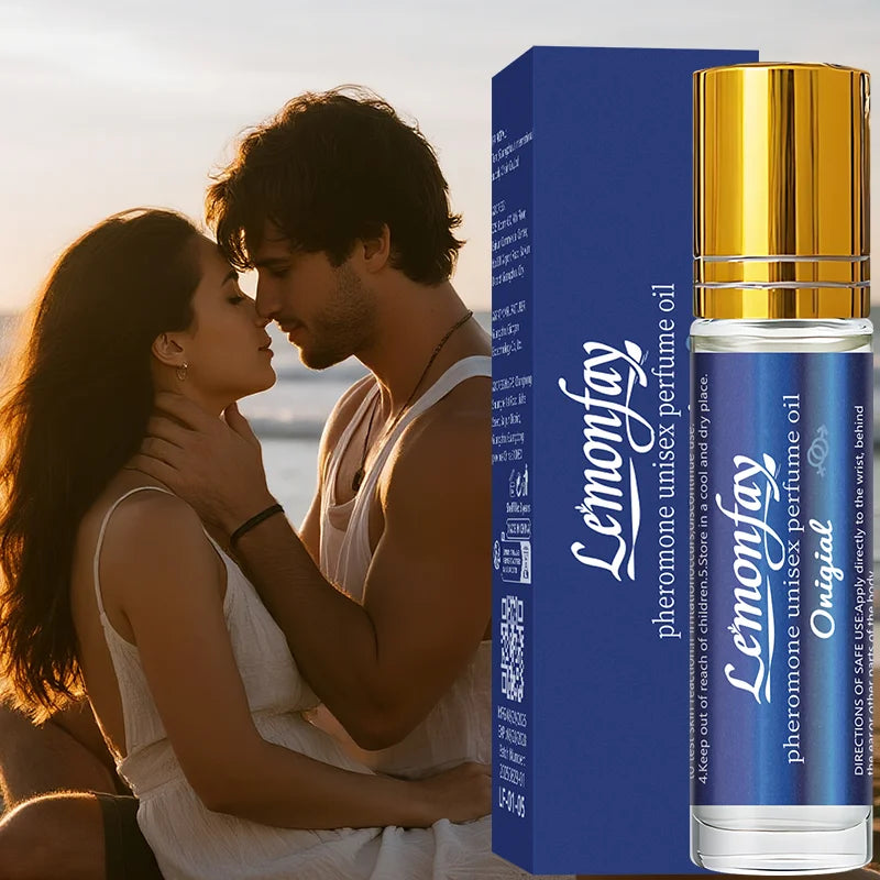 Top Selling Unisex Pheromone Perfume Oil, Lemonfay Original, Long Lasting Roll-On Scent, 15ml Portable Attraction Fragrance