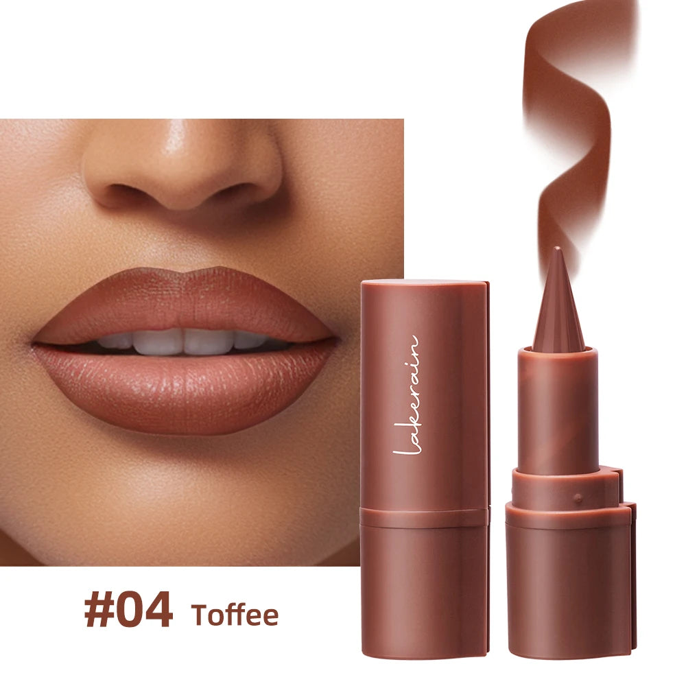 Waterproof Lip Liner Tapered Gradient Matte Black Brown Velvet Lipstick Non Sticky Contouring Tint Lipliner Crayon Lip Makeup
