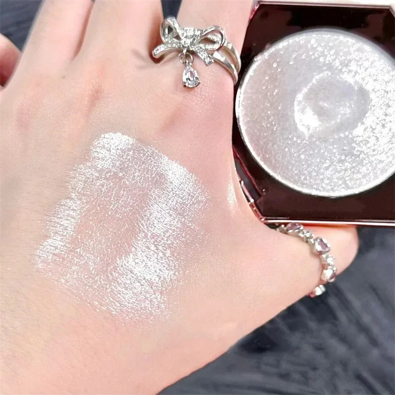 Prom Graduation Shimmer Highlighter Palette Platinum Face Contour Powder Water Light Bronzer Body Illuminator Flash Cosmetic Too
