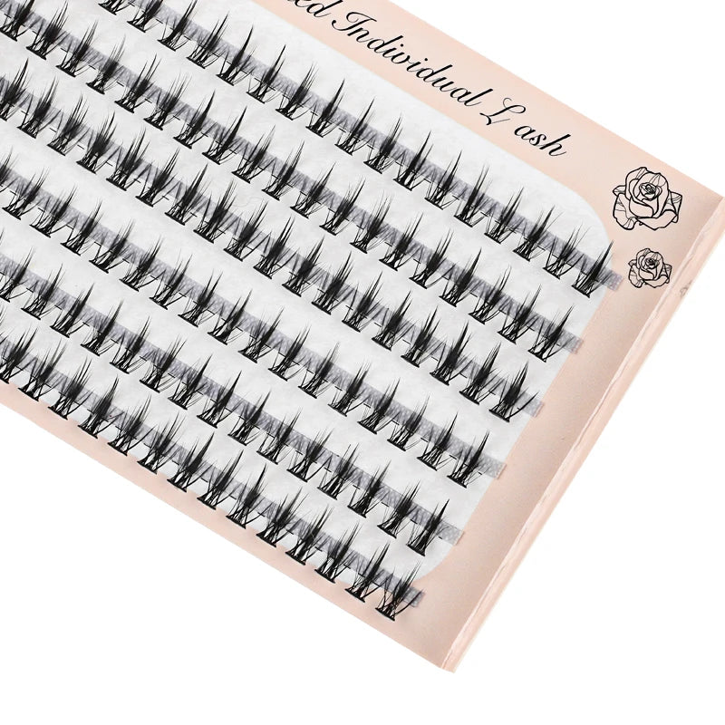 Individual Lashes 6 Row DIY Clusters Natural Long Manga False Eyelashes Extension Makeup Tool Individual Eyelash Maquillaje Cils