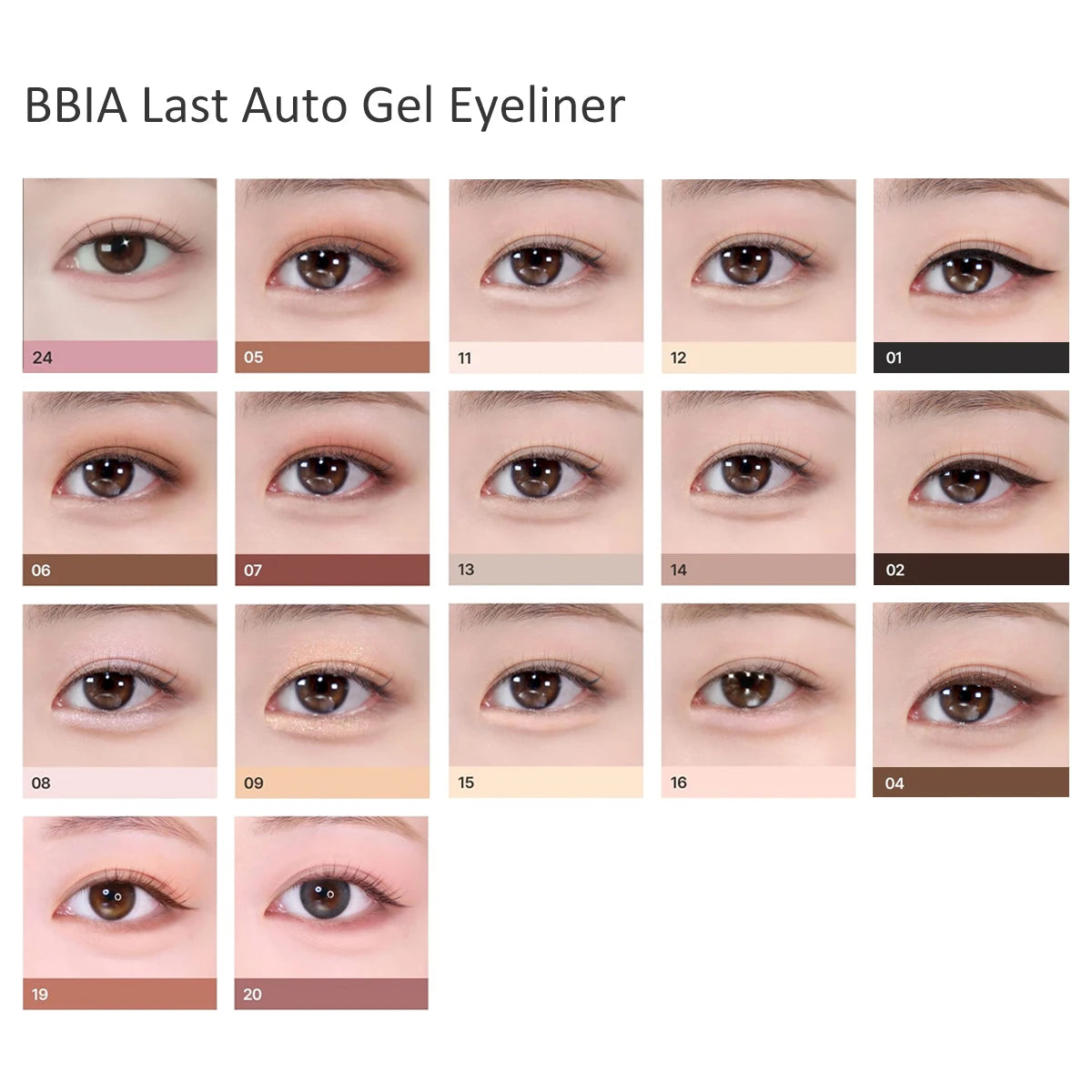 BBIA Last Auto Gel Eyeliner,Precise Line Control & Fade-Resistant,Intense Pigment & All-Day Wear,Korean Cosmetic,Korean Makeup