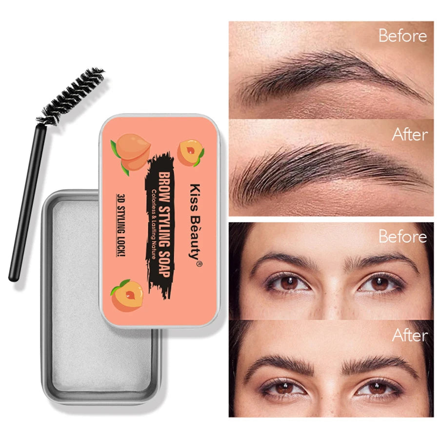 Colorless Transparent Eyebrow Gel Styling Soap Long-lasting Natural Refreshing Eyebrow Styling