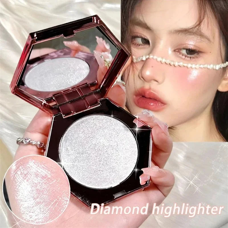 Prom Graduation Shimmer Highlighter Palette Platinum Face Contour Powder Water Light Bronzer Body Illuminator Flash Cosmetic Too