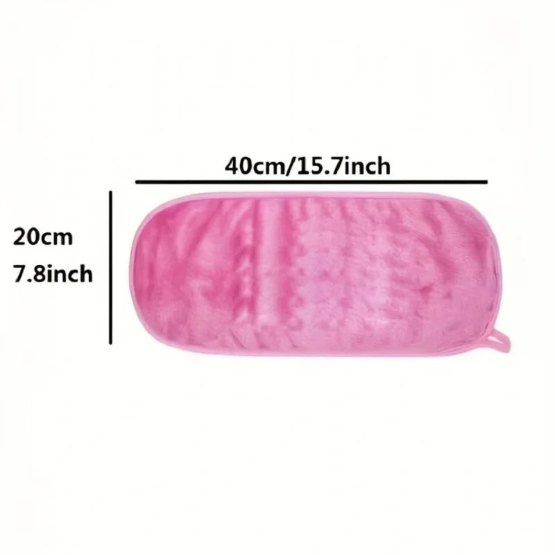 1PCS Soft Microfiber Makeup Remover Towel Plush Puff Cleansing Cloth Pads Cosmetic Tools Beauty Essentials Face Cleaner
