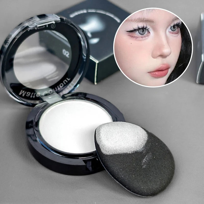 Matte Contour Palette Powder Waterproof Long-Lasting Bronzer Highlighter & Shading Makeup for Face Contouring, Natural 3D Look