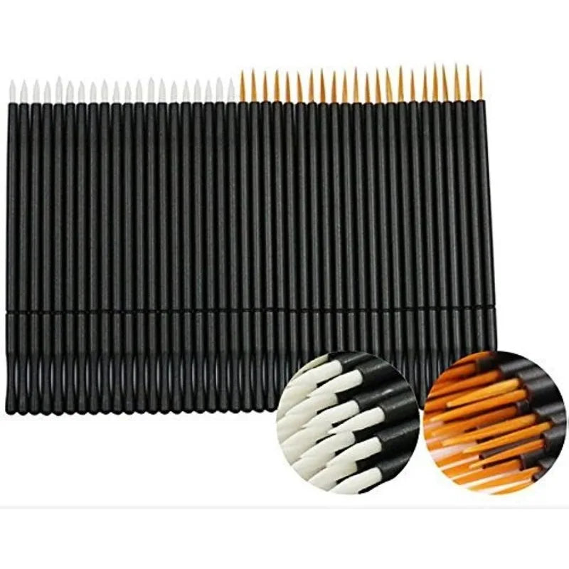 100pcs Professional Disposable Silicone Mascara Eyeliner Wands Applicator  Liner Brushes  Lip brush Makekup Tools  brushes