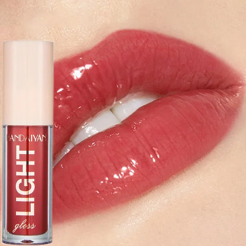 12 Colors Mirror Pearl Lip Gloss Long-lasting Moisturizing Shine Glitter Lip Glaze Waterproof Glass Liquid Lipstick Women Makeup
