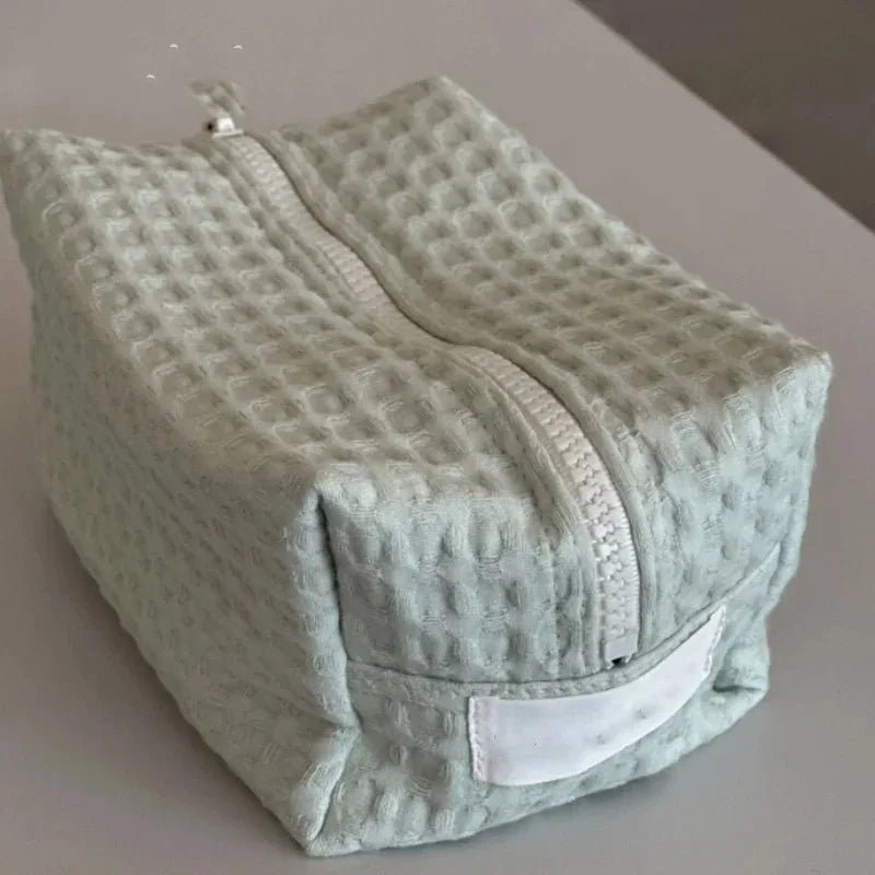Custom Embroidery Name New Cosmetic Bag Women's Corduroy Storage Bag Travel Wash Bag Personalized Birthday Gift Toiletry Bags