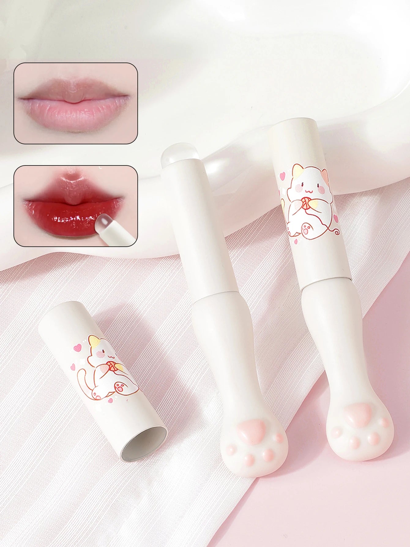 Silicone Lip Brush Cat's Claw Design Gentle Lips Multi-use Makeup Accessory for Professional Look