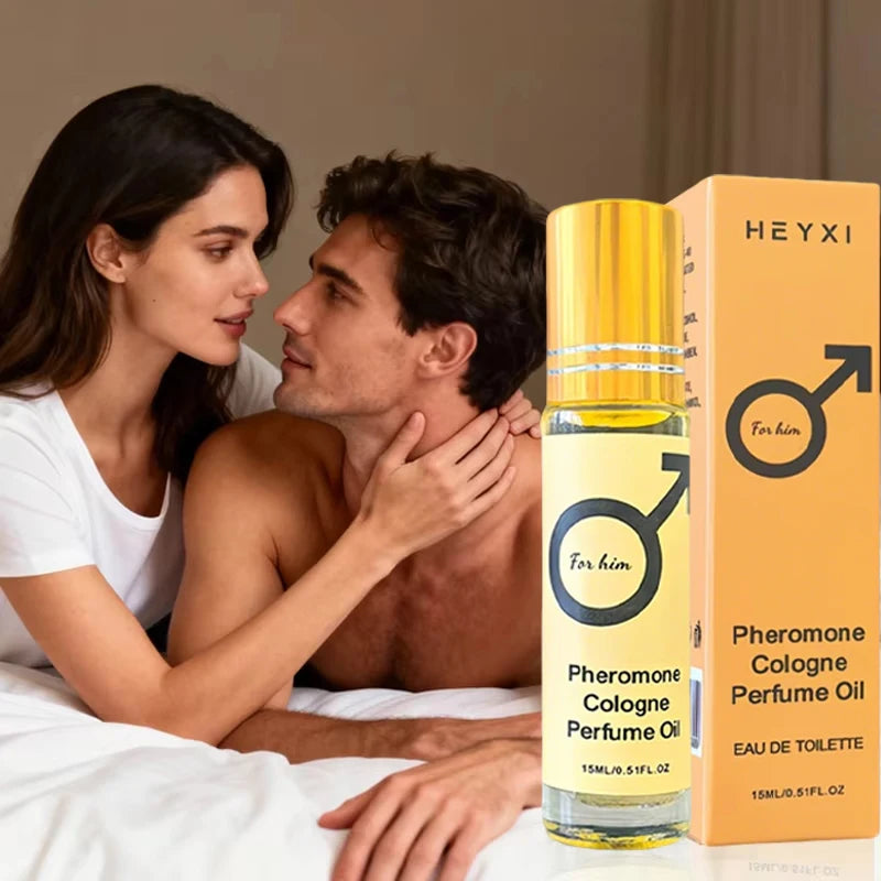 Pheromone Cologne Perfume Oil, lasting fragrance for men and women, portable travel clothes, romantic atmosphere perfume