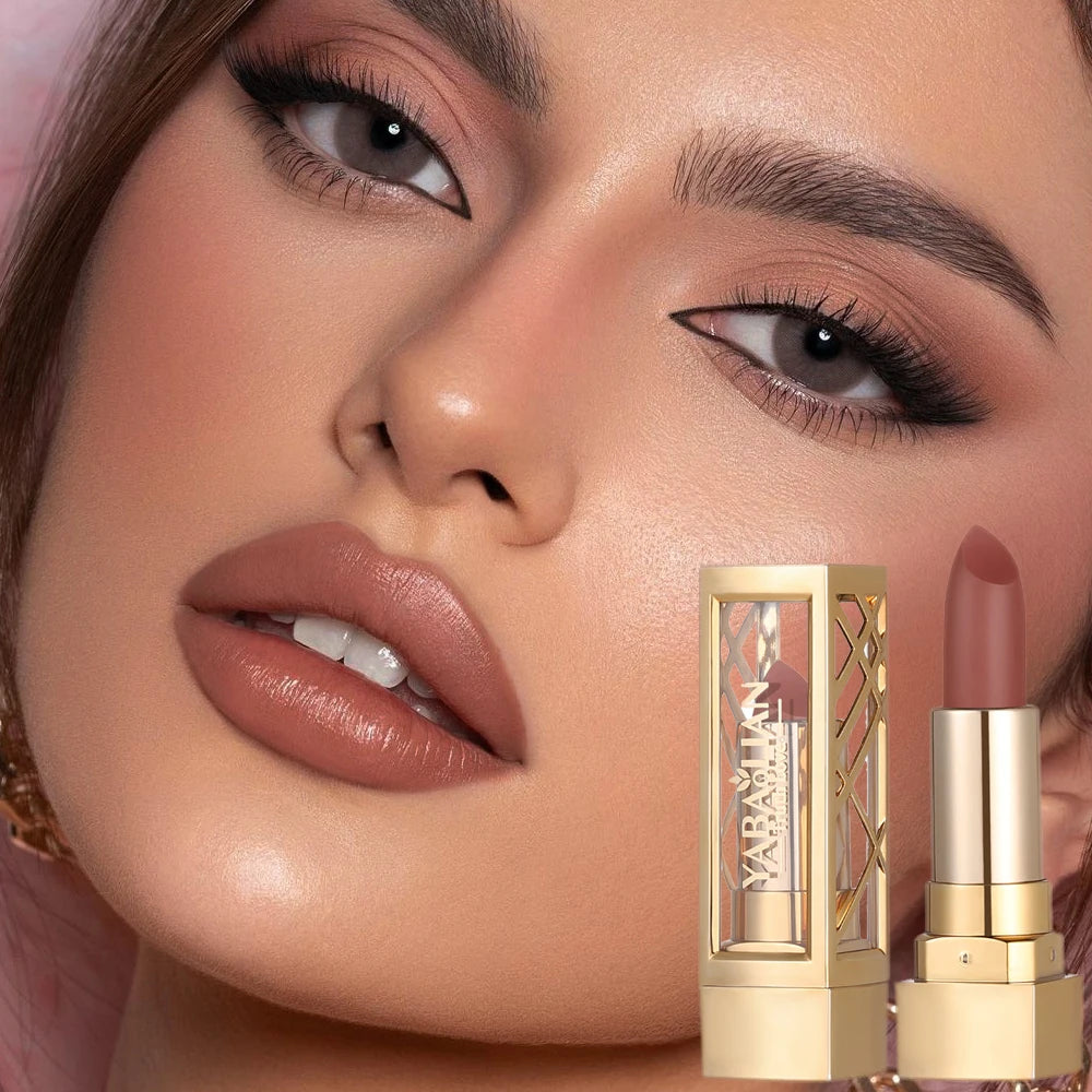 Matte Lipstick Velvet Lip Color Smooth, Waterproof, Long-Lasting, Easy To Apply Lip Makeup