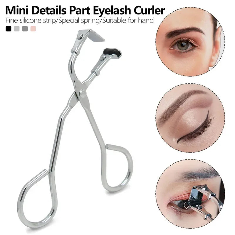 Mini Details Stainless Steel Eyelash Curler Makeup Tool Part of Eye Lash Curling Applicator Natural Eyelash Curly Cosmetic Clip