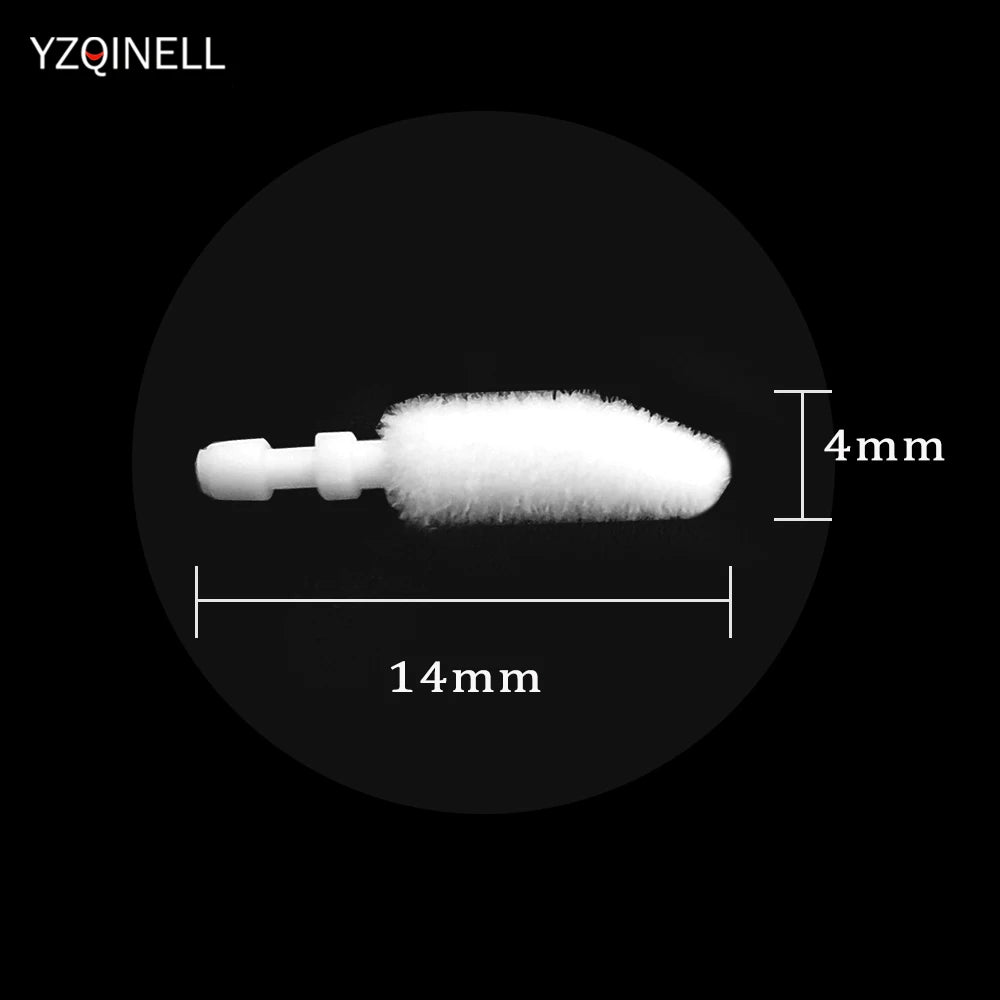 500pcs Disposable Lip Brush Fiber Head Lipstick Applicator Makeup Tool for Eyelash Extensions Replacement Brushes