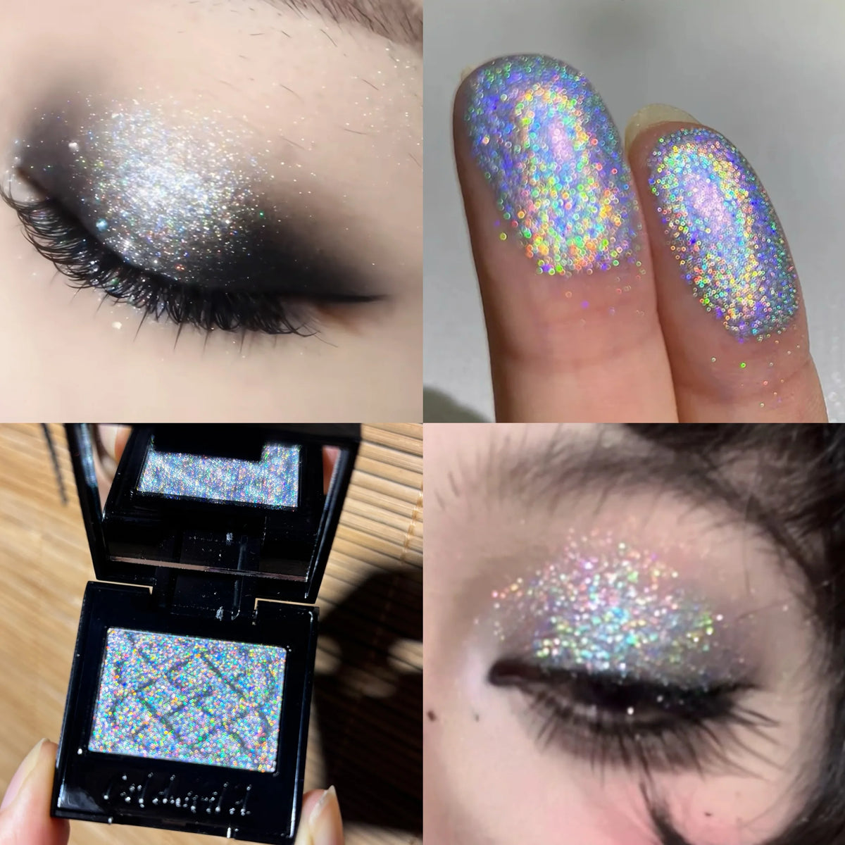 Coldnwild Monochrome Gradual Eye Shadow Chameleon Glitter Blue Purple High Concentration Optical Matching Eyemakeup