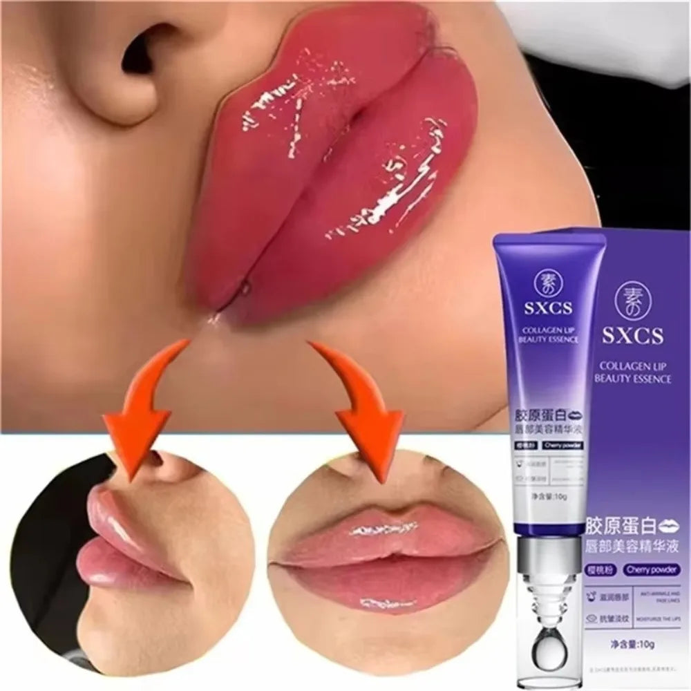 2026 New Collagen Lip Plumping Essence Oil Instant Hydrating Anti-Wrinkle Lip Serum Nourishing Sexy Plump Lips Care