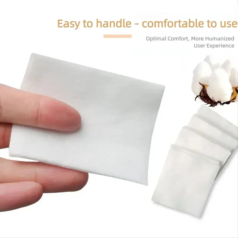 New 1200pcs Cotton Pads Make-up Disposable Tattoo Clean Cotton Pads for Face Makeup Remover Cleansing Cottons HZM03