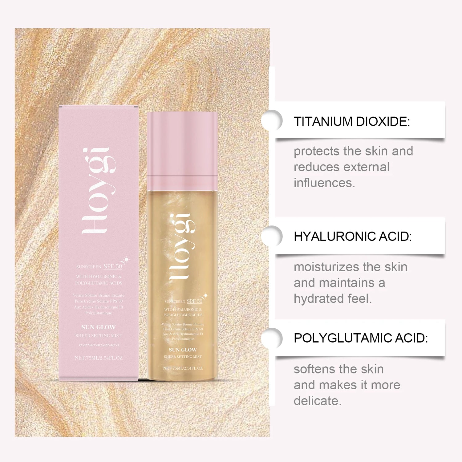 Hoygi Matte Setting Spray Long Lasting Oil Control Hydrating Face Primer Mist Smudge Proof Lightweight Makeup Finishing Spray
