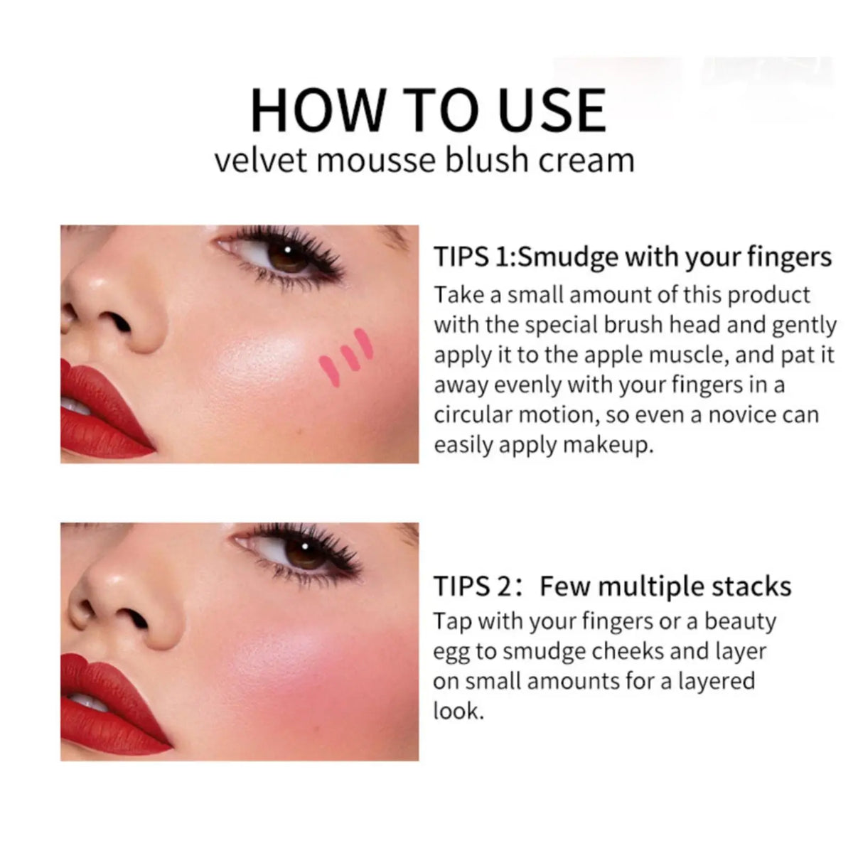 1PC Natural Gloss Liquid Blush – Waterproof, Lightweight, Improves Dull Skin, High Color Rendering, Ideal Holiday Gift Series