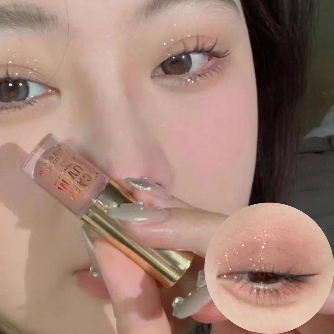 Glitter Liquid Eyeshadows 7 Colors Contour Makeup Lasting Matte Natural Cheek Contour Blush Pigment Milk Coffee Shadow Cosmetics