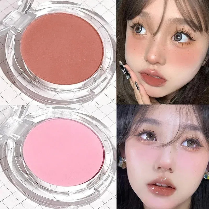 Monochrome Blush Palette Rose Orange Soft Blusher Powder Natural Cheek Color Face Makeup Matte Girl Rouge Contour Shadow Palette