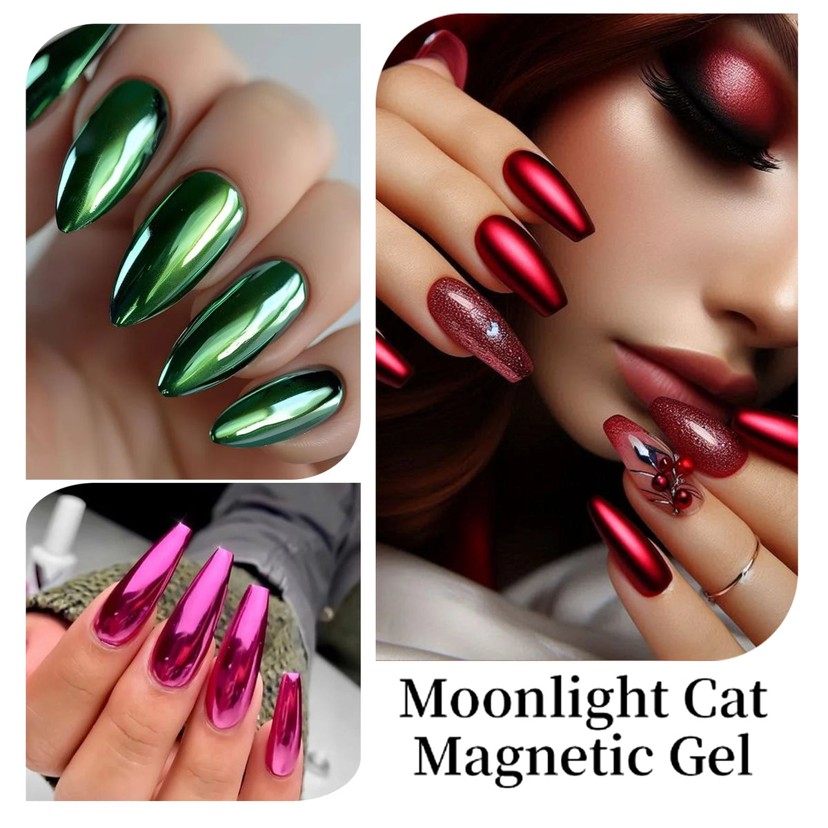 Color Metal Mirror Effect Nail Polish Quickly Drying For Nail Art Decoration DIY Manicure Design Tools Glitter Polish