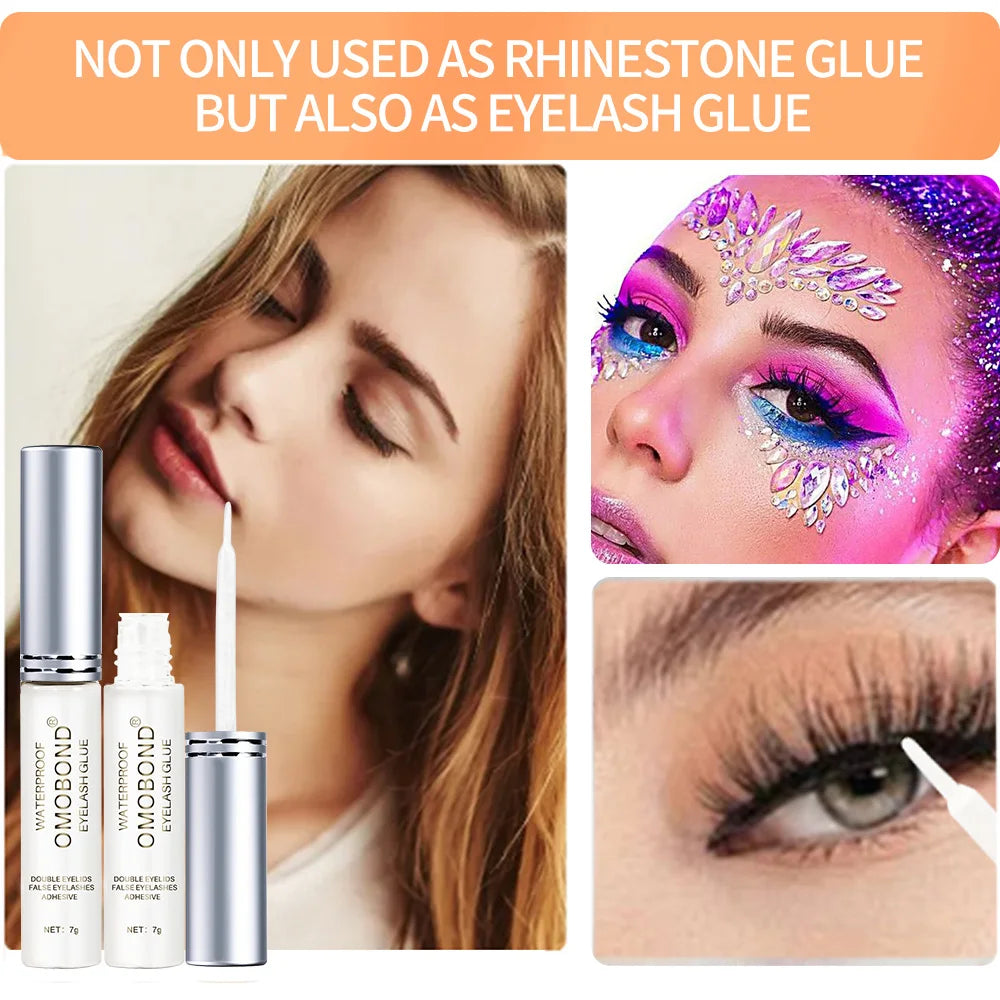 1/5/10Pcs Super Strong Eyelash Glue (7g) Quick Dry Transparent Eyelashes Extension Glue Waterproof  Latex Free Makeup Glue RTE4