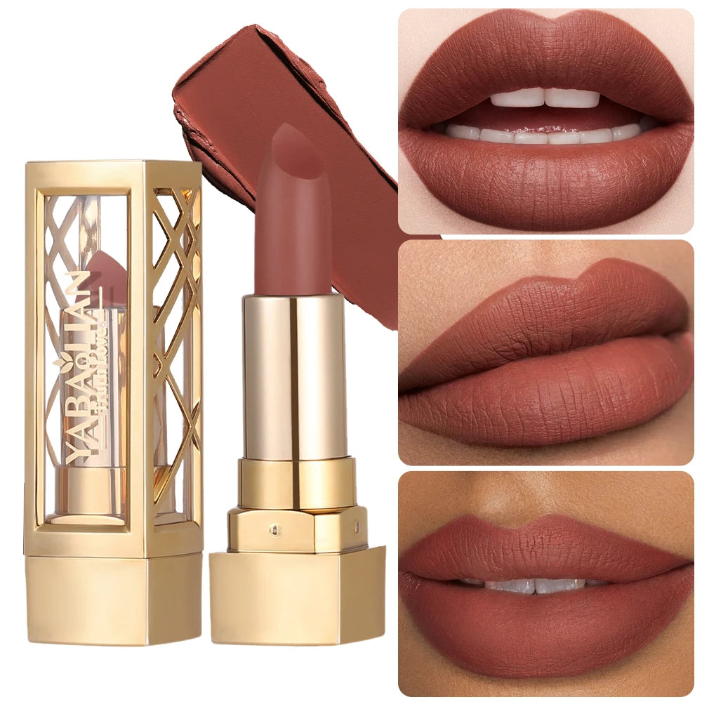 Matte Lipstick Velvet Lip Color Smooth, Waterproof, Long-Lasting, Easy To Apply Lip Makeup