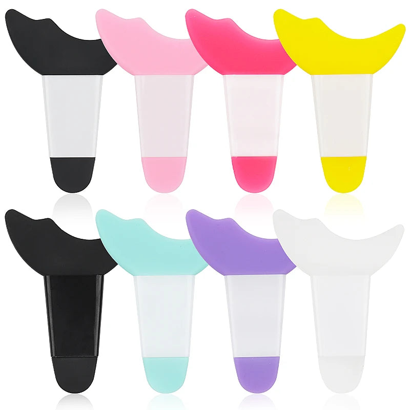 1 Pc Resusable Eye Makeup Aid Silicone Eyeliner Eyebrow Stencils Face Cream Mask Applicator Beauty Tools