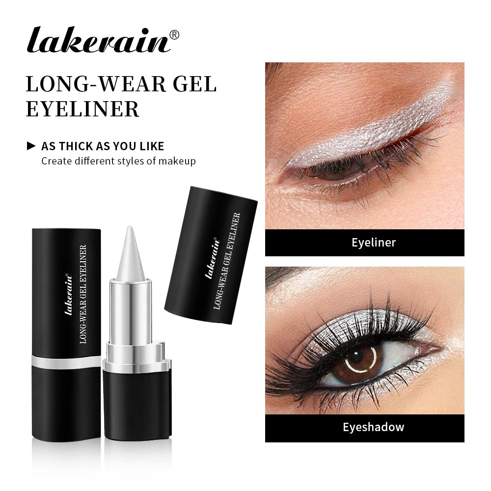Matte Eyeliner Pen White Black Brown Easy Wear Solid Eye Liner Pencil LongLasting Tattoo Liner Eyeshadow Gel Eye Cosmetics
