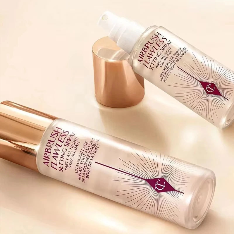 Charlotte Tilbury Lipstick Set Matte Smooth & Lip Liner Set Creamy Blendable & Setting Spray Set Dewy Refreshing 16H Wear Makeup