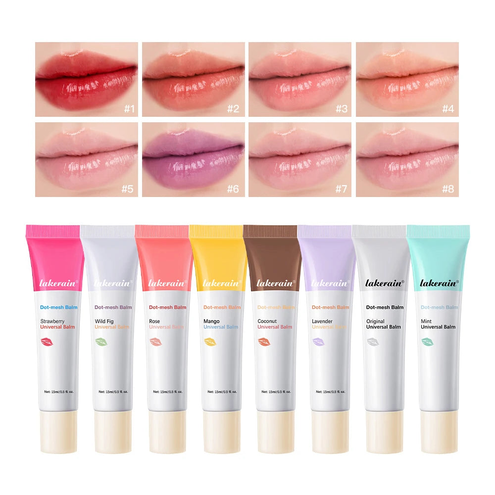 Crystal Lip Balm Moisturizing Lip Gloss Oil Jelly Lipgloss Long Lasting Liquid Lipstick Hydrating Tinted Lip Serum Makeup
