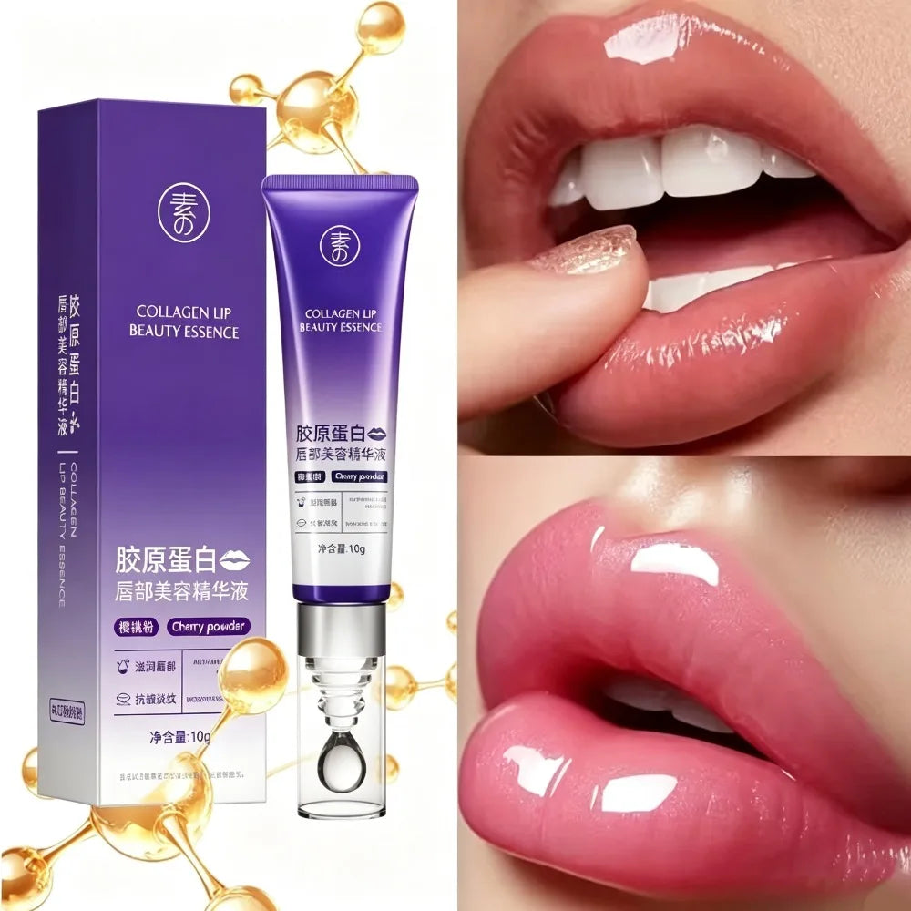 2026 New Collagen Lip Plumping Essence Oil Instant Hydrating Anti-Wrinkle Lip Serum Nourishing Sexy Plump Lips Care