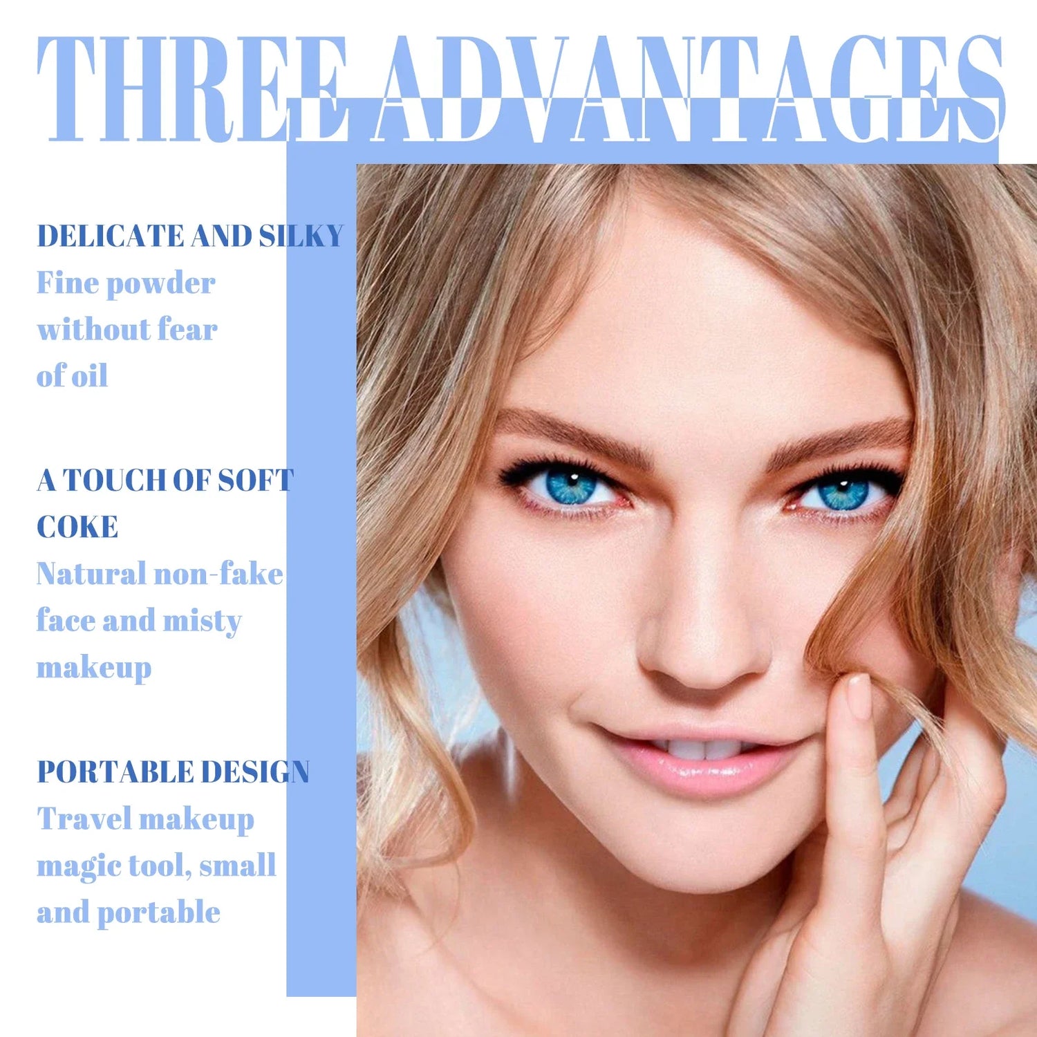 Face Setting Pressed Powder Invisible Pores Oil Control Waterproof Matte Long Lasting Natural Setting Powder Foundations Makeup